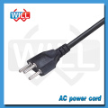 S + certificado 3 prong 10A 250V cable de corriente alterna suiza